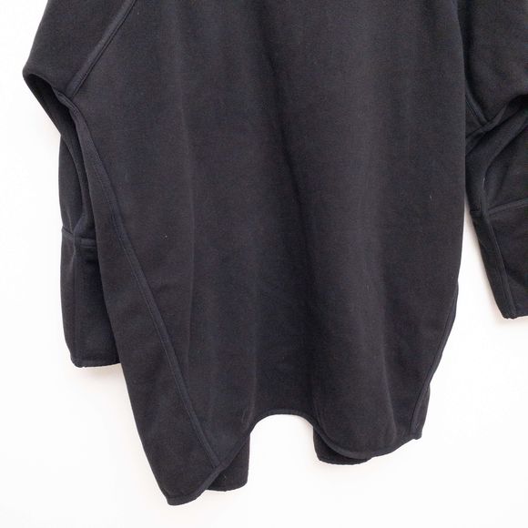 ATHLETA Cozy Karma Wrap Cardigan Sweatshirt Black Size Small - Picture 8 of 8